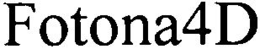 FOTONA4D trademark