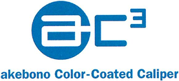AC3 AKEBONO COLOR-COATED CALIPER trademark