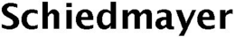 SCHIEDMAYER trademark