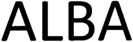 ALBA trademark