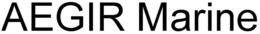 AEGIR MARINE trademark