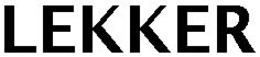 LEKKER trademark