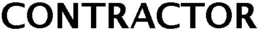 CONTRACTOR trademark