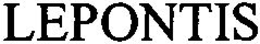 LEPONTIS trademark