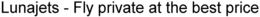 LUNAJETS - FLY PRIVATE AT THE BEST PRICE trademark