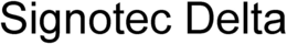 SIGNOTEC DELTA trademark