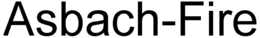 ASBACH-FIRE trademark