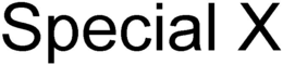 SPECIAL X trademark