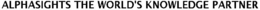 ALPHASIGHTS THE WORLD'S KNOWLEDGE PARTNER trademark