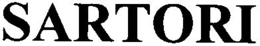 SARTORI trademark