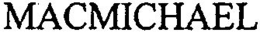 MACMICHAEL trademark