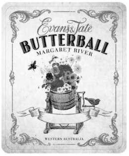 EVANS&TATE BUTTERBALL MARGARET RIVER WESTERN AUSTRALIA trademark