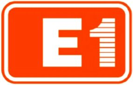 E 1 trademark