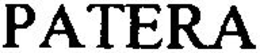PATERA trademark