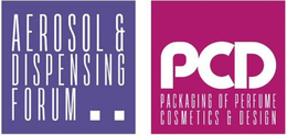 AEROSOL & DISPENSING FORUM PCD PACKAGING OF PERFUME COSMETICS & DESIGN trademark
