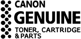 CANON GENUINE TONER, CARTRIDGE & PARTS trademark