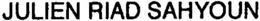 JULIEN RIAD SAHYOUN trademark