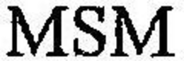 MSM trademark