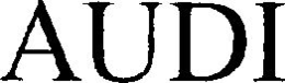 AUDI trademark