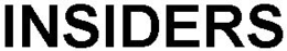 INSIDERS trademark