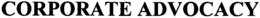 CORPORATE ADVOCACY trademark