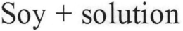 SOY + SOLUTION trademark