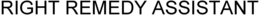 RIGHT REMEDY ASSISTANT trademark