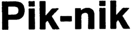 PIK-NIK trademark