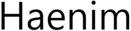 HAENIM trademark