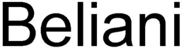 BELIANI trademark
