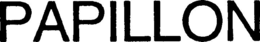 PAPILLON trademark