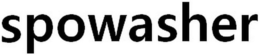 SPOWASHER trademark