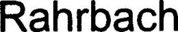 RAHRBACH trademark