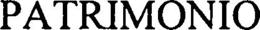 PATRIMONIO trademark