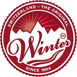 SWITZERLAND - THE ORIGINAL WINTER CH SINCE 1864 trademark