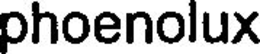 PHOENOLUX trademark