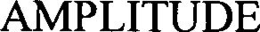 AMPLITUDE trademark