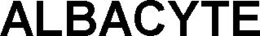 ALBACYTE trademark