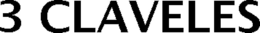 3 CLAVELES trademark