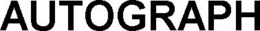 AUTOGRAPH trademark