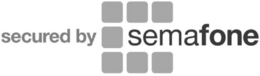 SECURED BY SEMAFONE trademark