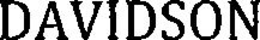 DAVIDSON trademark