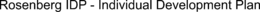 ROSENBERG IDP - INDIVIDUAL DEVELOPMENT PLAN trademark