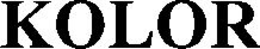 KOLOR trademark