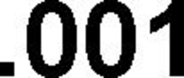 .001 trademark