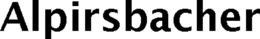 ALPIRSBACHER trademark