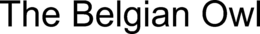 THE BELGIAN OWL trademark