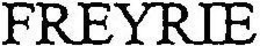FREYRIE trademark