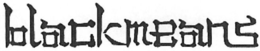 BLACKMEANS trademark