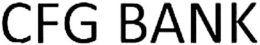 CFG BANK trademark